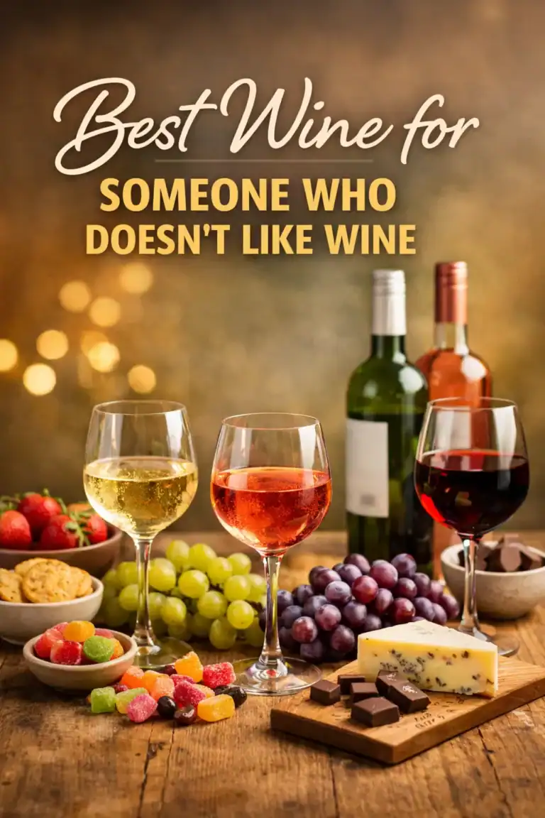 best wine for someone who doesn't like wine