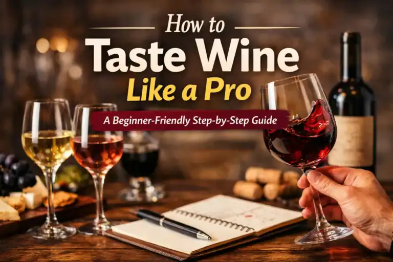 how to taste wine like a pro step by step