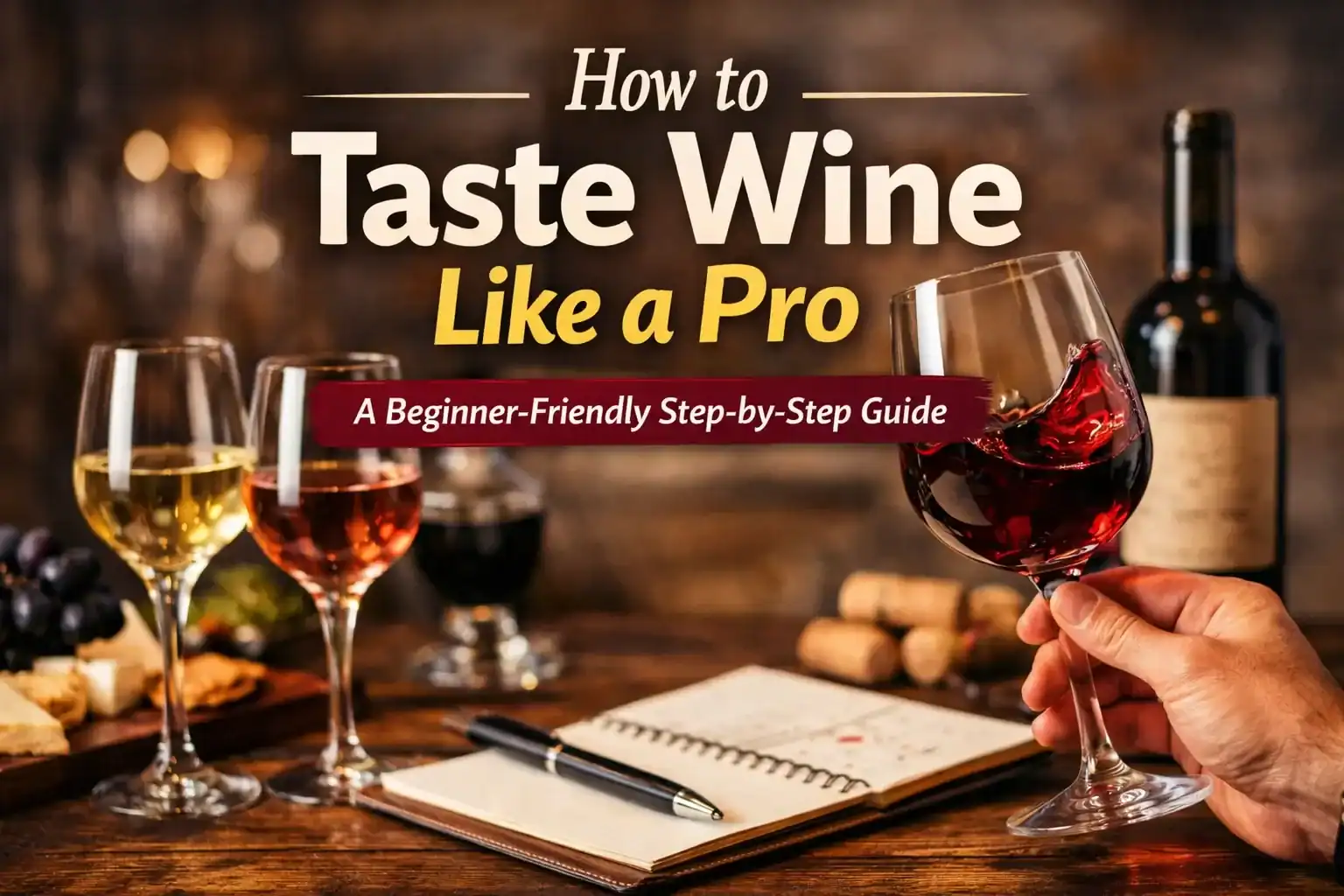 how to taste wine like a pro step by step